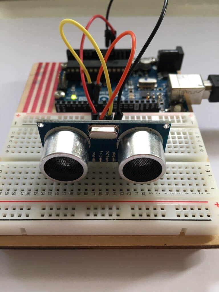 Ultrashallsensor HC SR04 am Arduino