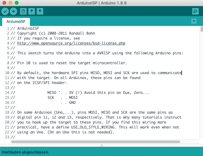 Sketch ArduinoISP