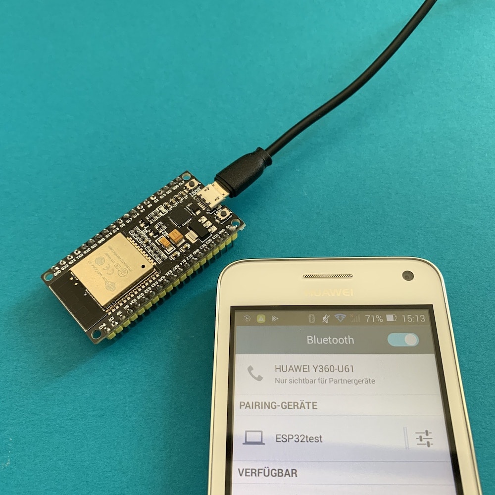 ESP32 mit dem Smartphone pairen