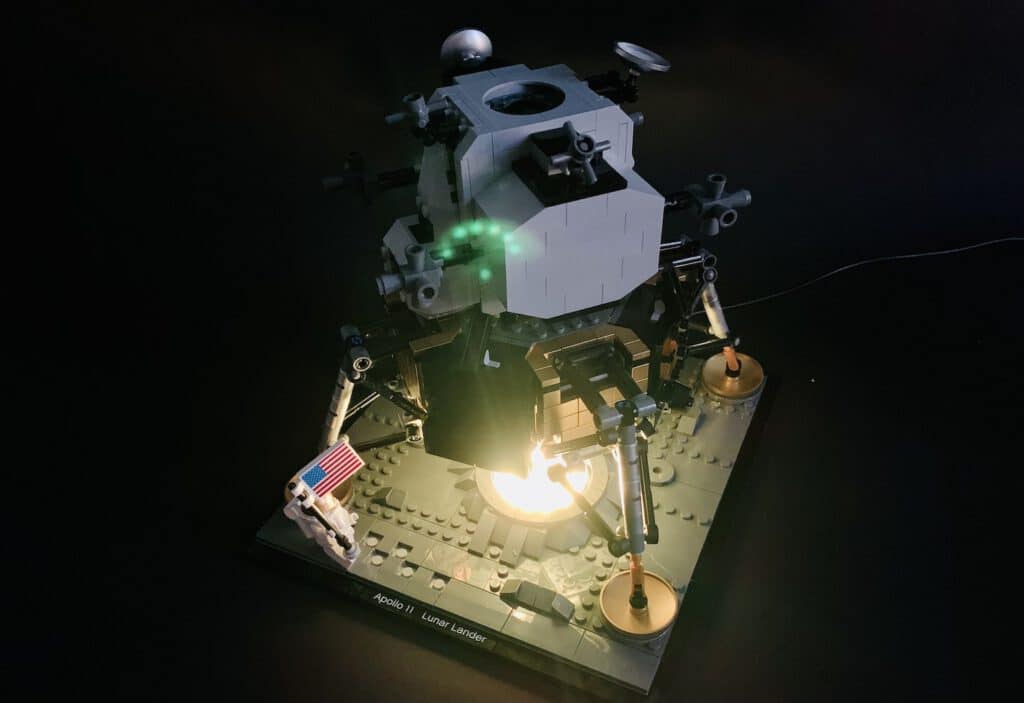 lego lunar lander cover