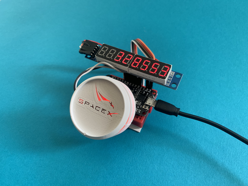 Spacex Countdown ESP8266