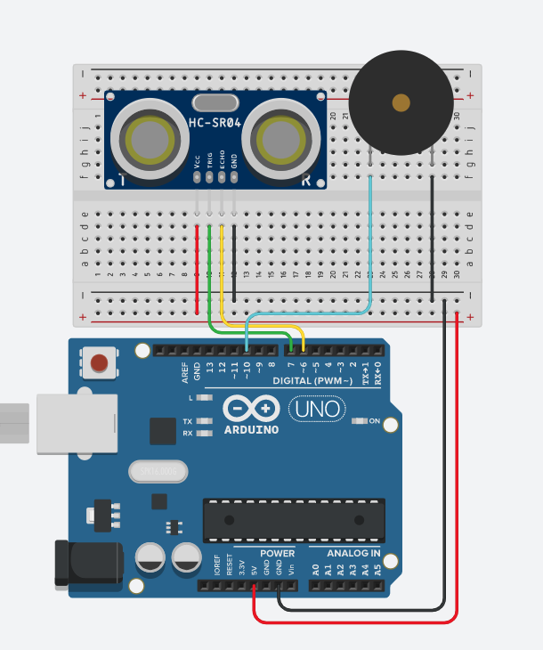Aufbau Arduino Theremin