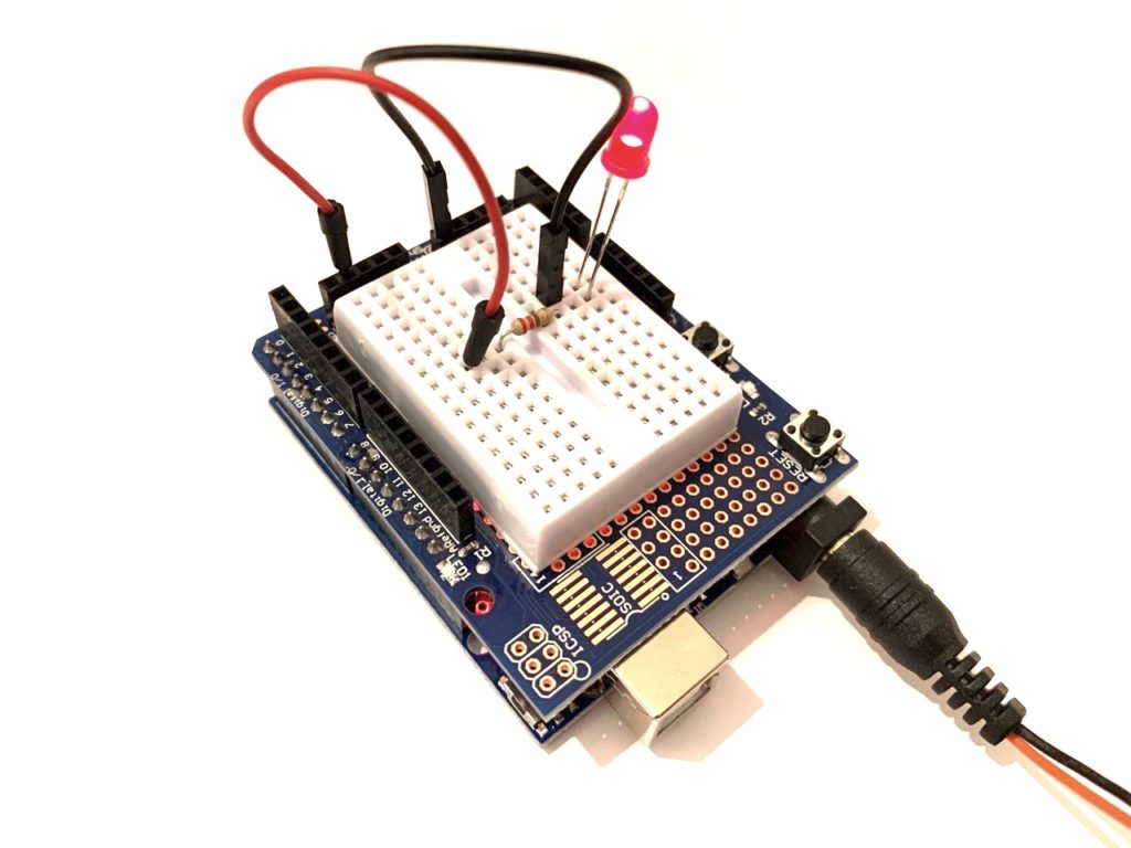 Prototyping Shield mit LED