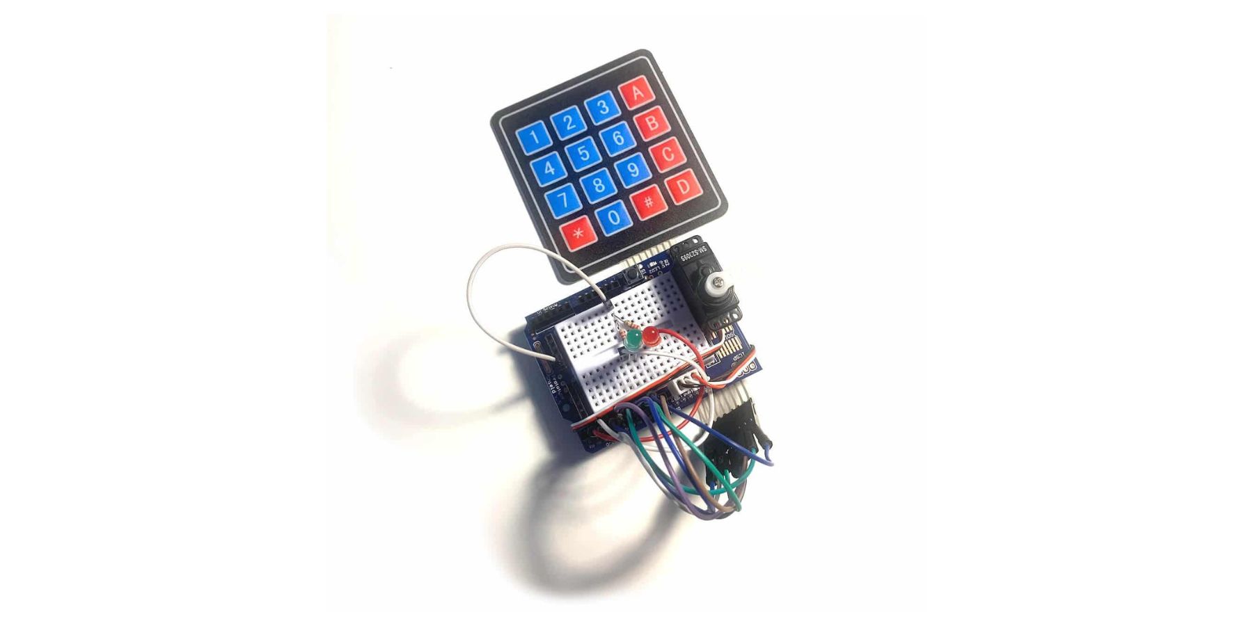 Arduino Code-Schloss mit Tastatur