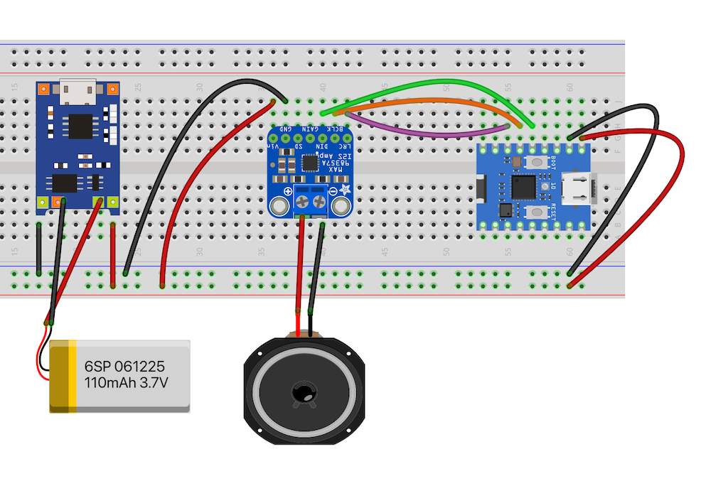 ESP32 Internetradio mit Akku