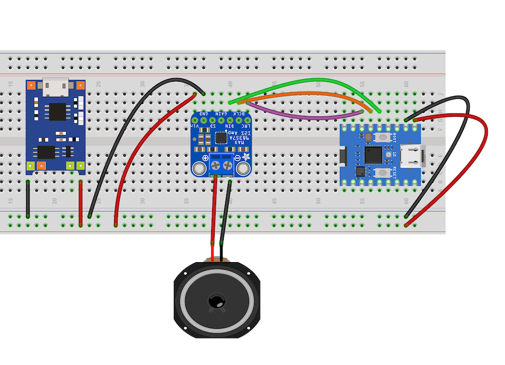 ESP32 Internetradio nur Lademodul