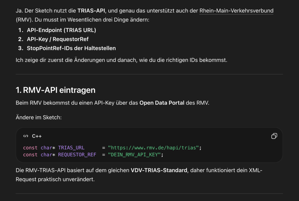 Abfahrtsmonitor RMV